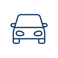 icon of a car, meaning transportation assistance.